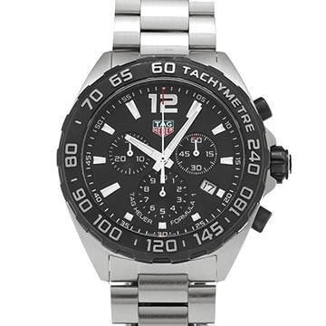 タグ ホイヤー フォーミュラ1 クォーツ クロノグラフ CAZ1010.BA0842 ブラック メンズ 時計 【中古】【wristwatch】