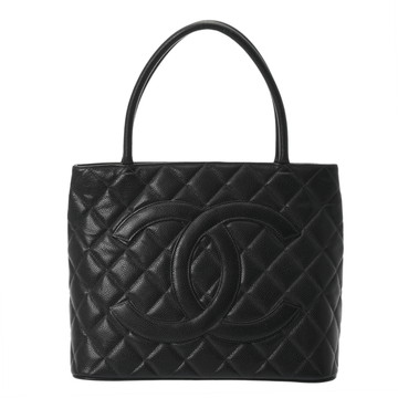 シャネル マトラッセ 復刻トート ブラック A01804 キャビアスキン レディース バッグ 【中古】【bag】