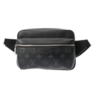ルイ ヴィトン タイガラマ バムバッグ アウトドア ノワール M30245 レザー メンズ バッグ 【中古】【bag】