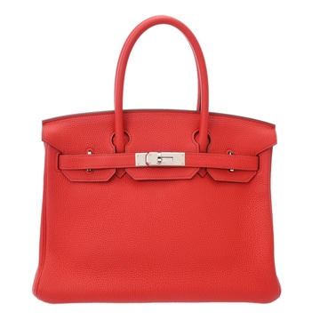 エルメス バーキン 30 ルージュクー トゴ レディース バッグ 【中古】【bag】