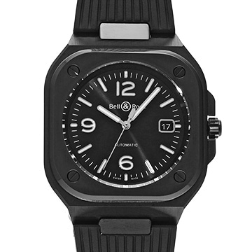 ベル＆ロス BR-05 ブラック セラミック BR05A-BL-CE/SRB ブラック メンズ 時計 【中古】【wristwatch】