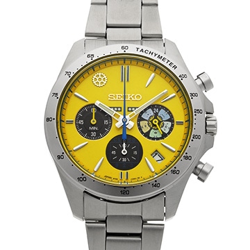 セイコー ドクターイエロー＆すみっコぐらし 8T63-03N0 イエロー メンズ 時計 【中古】【wristwatch】