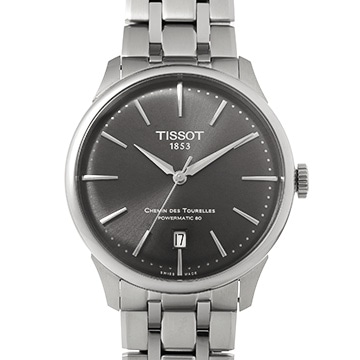 ティソ シュマン・デ・トゥレル パワーマティック80 39MM T139.807.11.061.00 グレー メンズ 時計 【中古】【wristwatch】