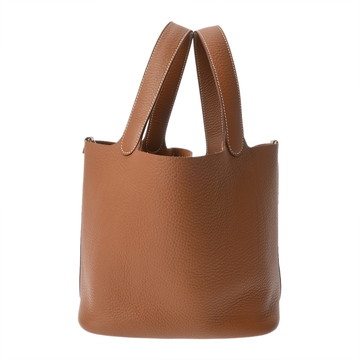 エルメス ピコタン ロック MM ゴールド トリヨンクレマンス レディース バッグ 【中古】【bag】