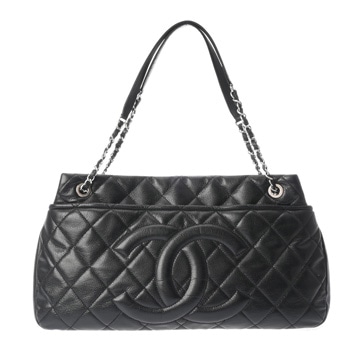 シャネル チェーントート ブラック A67292 キャビアスキン レディース バッグ 【中古】【bag】