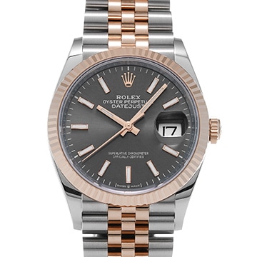 ロレックス デイトジャスト 36 126231 スレートグレー メンズ 時計 【中古】【wristwatch】