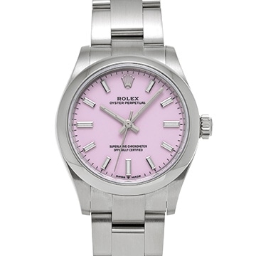 ロレックス オイスターパーペチュアル 31 277200 キャンディピンク ユニセックス 時計 【中古】【wristwatch】
