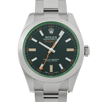 ロレックス ミルガウス 116400GV ブラック メンズ 時計 【中古】【wristwatch】