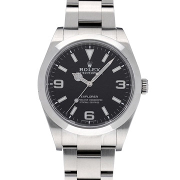 ロレックス エクスプローラー 214270 ブラック メンズ 時計 【中古】【wristwatch】