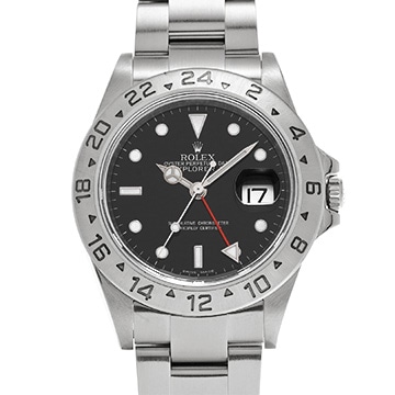 ロレックス エクスプローラーII 16570 ブラック メンズ 時計 【中古】【wristwatch】