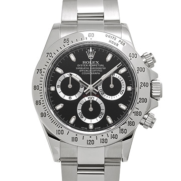 ロレックス コスモグラフ デイトナ 116520 ブラック メンズ 時計 【中古】【wristwatch】