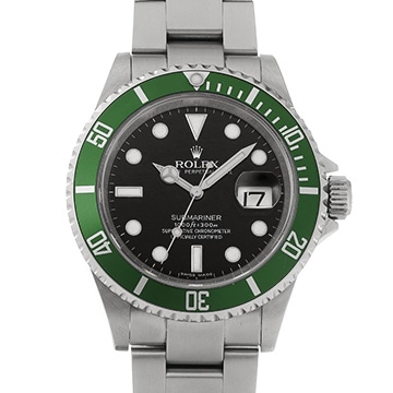 ロレックス サブマリーナ デイト 16610LV ブラック メンズ 時計 【中古】【wristwatch】