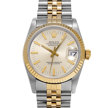 ロレックス デイトジャスト 68273 シルバー ユニセックス 時計 【中古】【wristwatch】