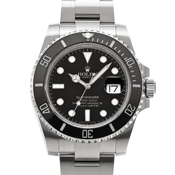 ロレックス サブマリーナ デイト 116610LN ブラック メンズ 時計 【中古】【wristwatch】