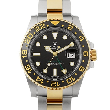 ロレックス GMTマスターII 116713LN ブラック メンズ 時計 【中古】【wristwatch】