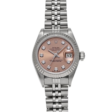 ロレックス デイトジャスト 79174G ピンク/ダイヤモンド レディース 時計 【中古】【wristwatch】