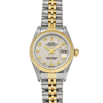 ロレックス デイトジャスト 69173 アイボリーコンピュータ レディース 時計 【中古】【wristwatch】