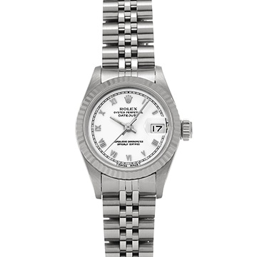 ロレックス デイトジャスト 69174 ホワイト レディース 時計 【中古】【wristwatch】