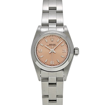 ロレックス オイスターパーペチュアル 67180 ピンク レディース 時計 【中古】【wristwatch】