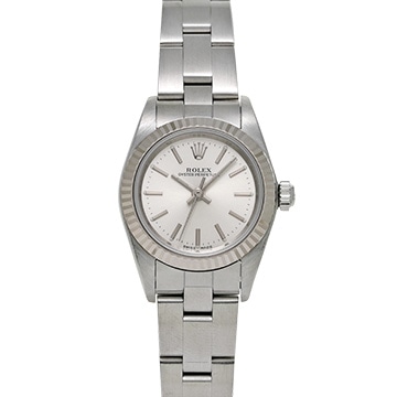 ロレックス オイスターパーペチュアル 24 76094 シルバー レディース 時計 【中古】【wristwatch】