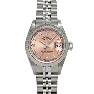 ロレックス デイトジャスト 69174 ピンク レディース 時計 【中古】【wristwatch】