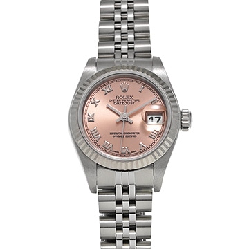 ロレックス デイトジャスト 79174 ピンク レディース 時計 【中古】【wristwatch】