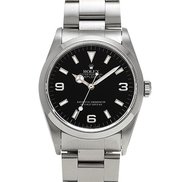 ロレックス エクスプローラー 14270 ブラック メンズ 時計 【中古】【wristwatch】