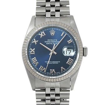 ロレックス デイトジャスト 16234 ブルー メンズ 時計 【中古】【wristwatch】