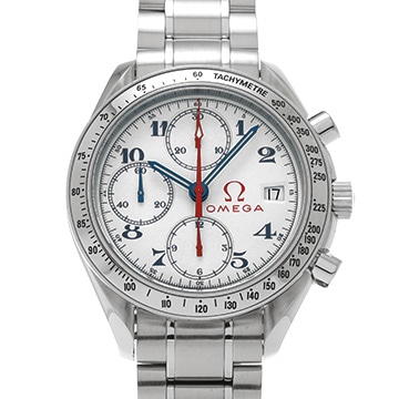 オメガ スピードマスター デイト 3515.20 ホワイト メンズ 時計 【中古】【wristwatch】