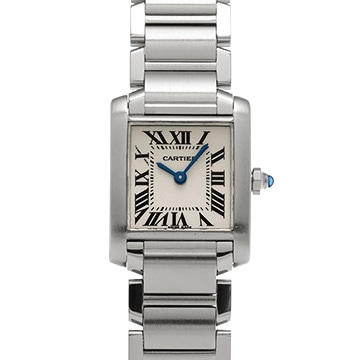 カルティエ タンクフランセーズ SM　 W51008Q3 シルバー レディース 時計 【中古】【wristwatch】