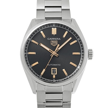 タグ ホイヤー カレラ キャリバー5 WBN2113.BA0639 ブラック メンズ 時計 【中古】【wristwatch】