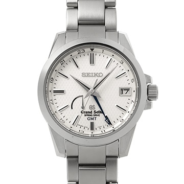 グランドセイコー スプリングドライブ GMT SBGE009 ホワイト メンズ 時計 【中古】【wristwatch】