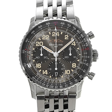ブライトリング ナビタイマー B02 クロノグラフ 41 コスモノート PB02302A1B1A1 グレー メンズ 時計 【中古】【wristwatch】