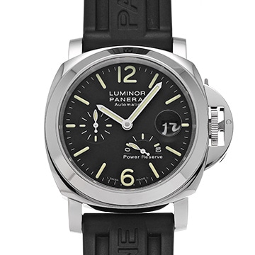 パネライ ルミノール パワーリザーブ PAM00090 ブラック メンズ 時計 【中古】【wristwatch】