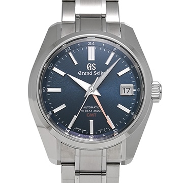 グランドセイコー ヘリテージコレクション メカニカル ハイビート36000 GMT SBGJ235 ブルー メンズ 時計 【中古】【wristwatch】