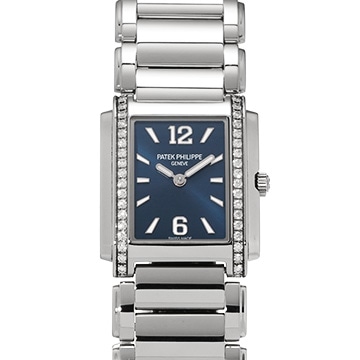 パテック フィリップ トゥエンティ-4 4910/1200A-001 ブルー・ソレイユ レディース 時計 【中古】【wristwatch】