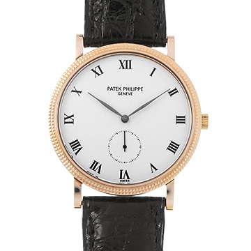 パテック フィリップ カラトラバ 3919R ホワイト メンズ 時計 【中古】【wristwatch】