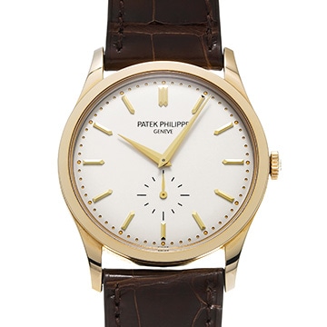 パテック フィリップ カラトラバ 5196J-001 シルバー メンズ 時計 【中古】【wristwatch】