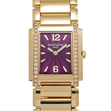 パテック フィリップ Twenty-4 4910/1201R-0101 パープル レディース 時計 【中古】【wristwatch】