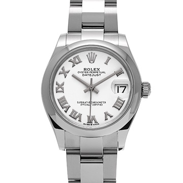 ロレックス デイトジャスト 31 278240 ホワイト ユニセックス 時計 【中古】【wristwatch】