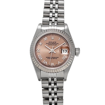 ロレックス デイトジャスト 79174 ピンク レディース 時計 【中古】【wristwatch】
