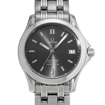 オメガ シーマスター 120 デイト 2501.43 グレー メンズ 時計 【中古】【wristwatch】