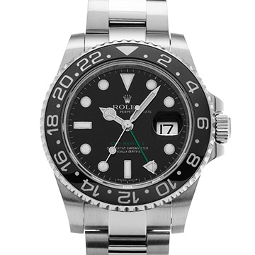 ロレックス GMTマスターII 116710LN ブラック メンズ 時計 【中古】【wristwatch】