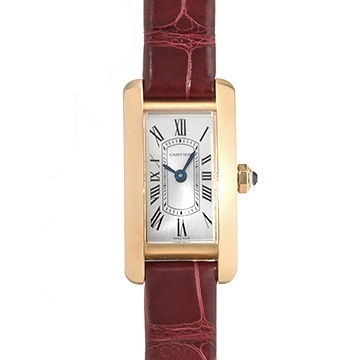カルティエ タンクアメリカン WGTA0132 シルバー ユニセックス 時計 【中古】【wristwatch】