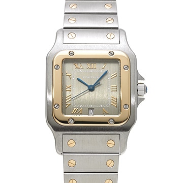 カルティエ サントスガルベ LM W20030C4 グレー メンズ 時計 【中古】【wristwatch】