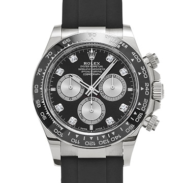 ロレックス コスモグラフ デイトナ 126519LN ブライトブラック/シルバー/ダイヤモンド メンズ 時計 【中古】【wristwatch】
