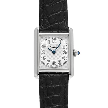 カルティエ マストタンク SM W1014254 ホワイト レディース 時計 【中古】【wristwatch】