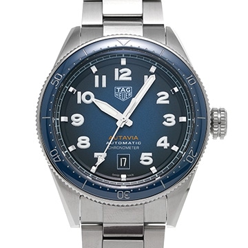 タグ ホイヤー オータヴィア キャリバー5 WBE5116.EB0173 ブルー メンズ 時計 【中古】【wristwatch】