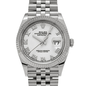 ロレックス デイトジャスト 36 126234 ホワイト メンズ 時計 【中古】【wristwatch】