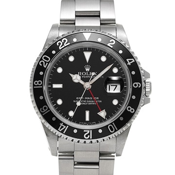 ロレックス GMTマスター 16700 ブラック メンズ 時計 【中古】【wristwatch】